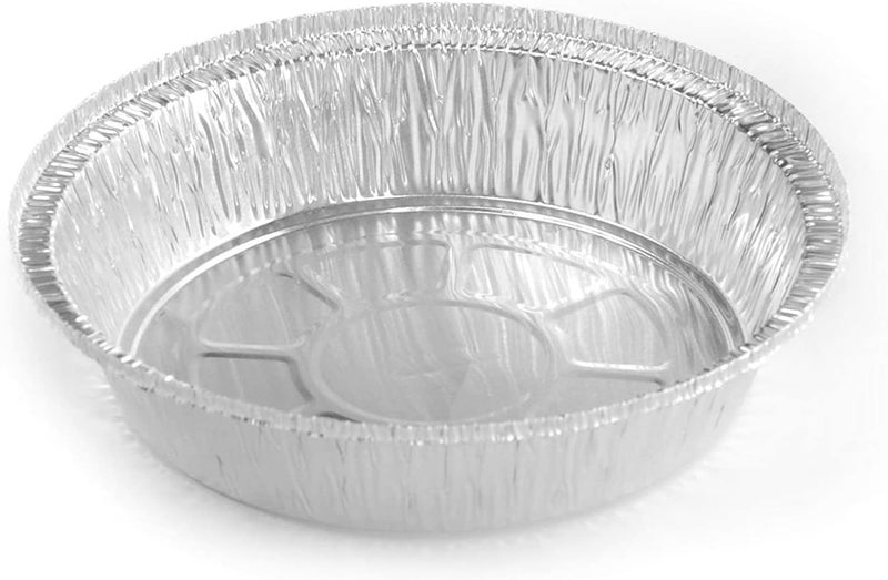 Mr. Miracle Pack of 50 Disposable Aluminum Foil Pans –6 Inch Circular Aluminum Pans, Ideal for Baking, Storing, Heating, Serving, BBQ - Round Foil Pans - Image 4